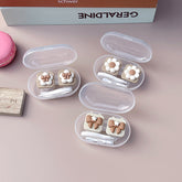 Flower Colored Contact Lens Case